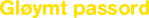 Gløymt passord